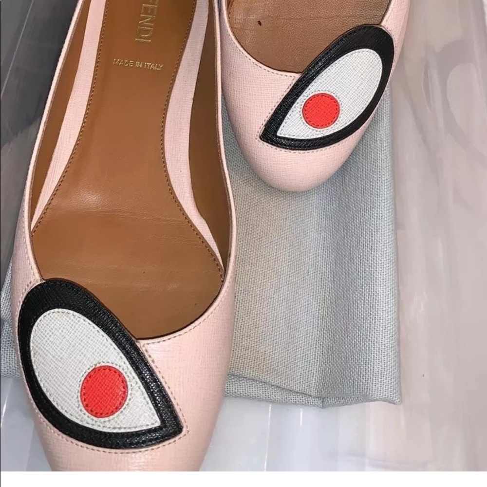 Fendi Monster Ballerina Flats